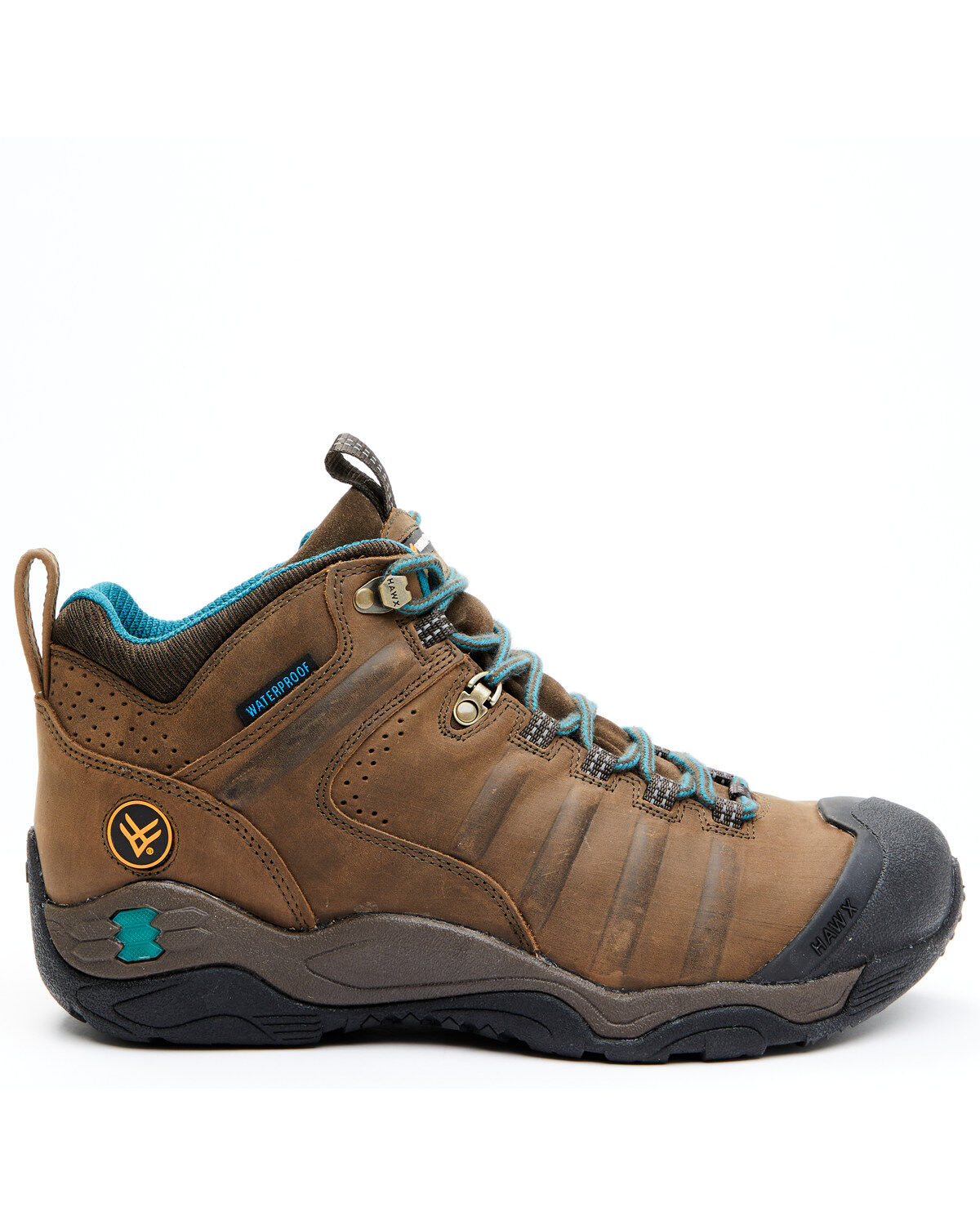 Image #3 - Hawx Men's 4" Axis Waterproof Hiker Boots - Soft Toe, Dark Brown, hi-res