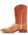 Image #3 - Cody James Men's Upper Two-Tone Leather Western Boots - Broad Square Toe, Orange, hi-res