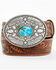 Image #1 - Idyllwind Women's Harmony Tooled Belt , Brown, hi-res