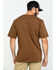 Image #2 - Carhartt Men's Loose Fit Heavyweight Logo Pocket Work T-Shirt - Big & Tall, Brown, hi-res