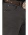 Image #2 - Wrangler Men's Tough Comfort Regular Fit Stretch Canvas Pants - Tall, Dark Grey, hi-res