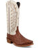 Image #1 - Twisted X Women's Exotic Full Quill Ostrich Western Boots - Square Toe , Chestnut, hi-res