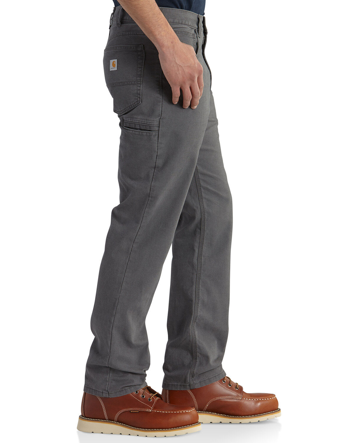 Image #7 - Carhartt Men's Rugged Flex&reg; Rigby Five-Pocket Pants, Charcoal Grey, hi-res