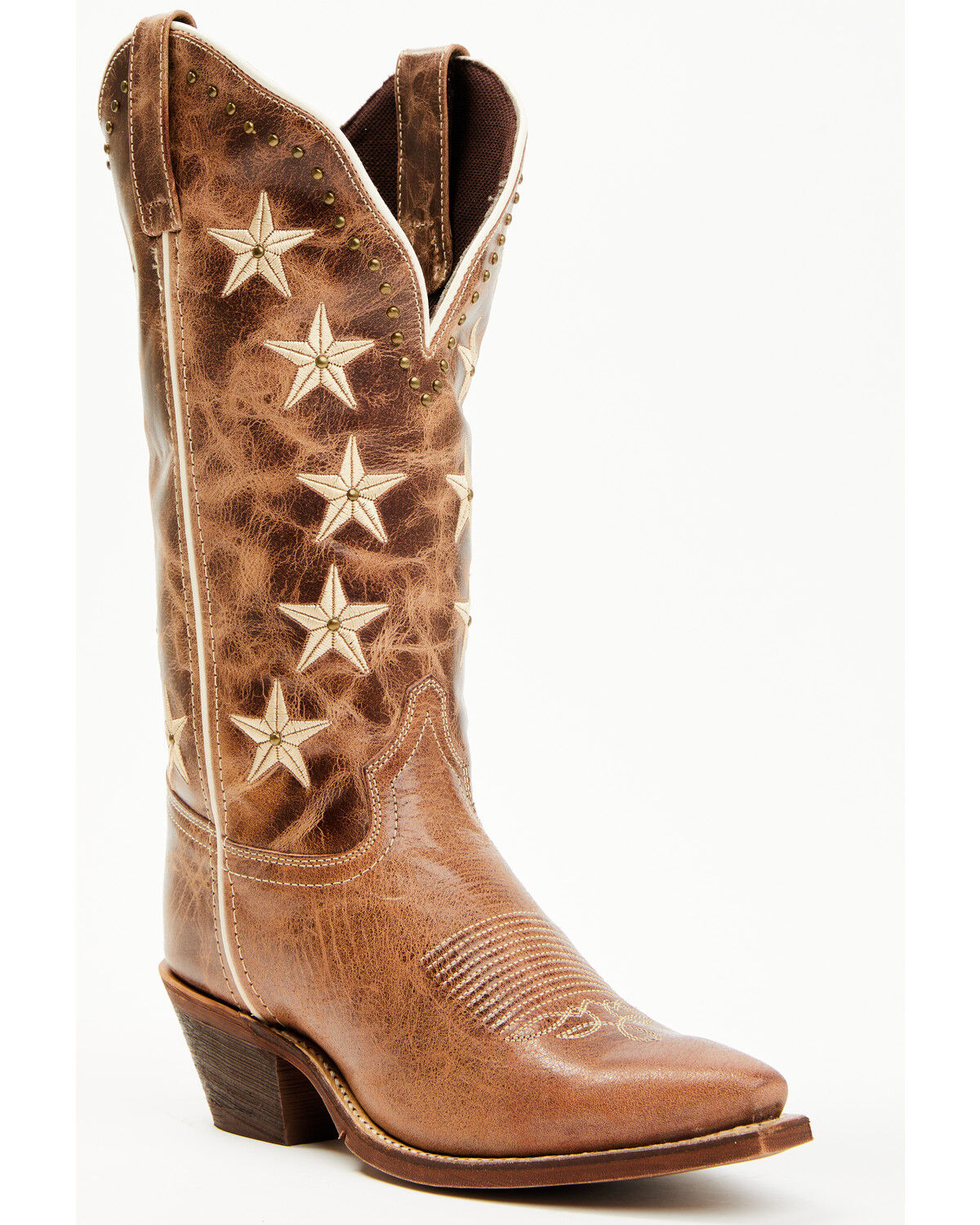 Laredo Women's Serenade Western Boots - Snip Toe, Tan, hi-res