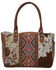 Image #1 - Myra Bag Women's Cowhide Embroidery Tote , Multi, hi-res