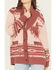 Image #3 - Wrangler Retro Women's Horse Cardigan, Pink, hi-res