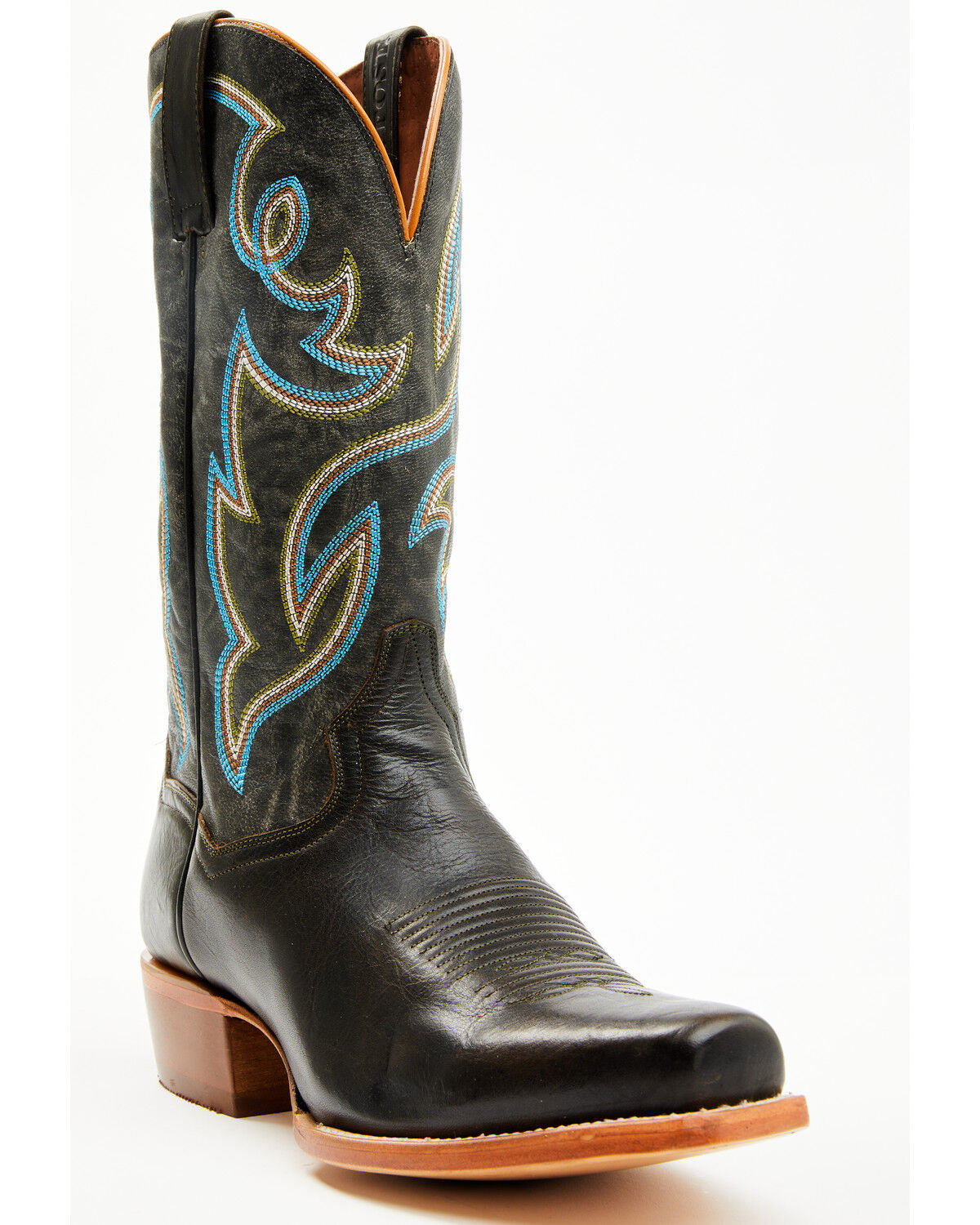 Dan Post Men's Freeman Western Boots - Square Toe, Brown, hi-res
