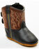 Image #1 - BootBarn Infant Boys' Blazin Poppet Boots - Round Toe, Black/brown, hi-res