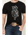 Image #3 - RANK 45&reg; Men's Southwest Bull Short Sleeve Graphic T-Shirt, Black, hi-res
