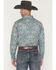 Image #4 - Gibson Trading Co Men's Throwback Paisley Print Long Sleeve Western Shirt - Big, Multi, hi-res