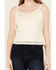 Image #3 - Idyllwind Women's Redmond Lace Fringe Cami, Ivory, hi-res