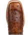 Image #6 - Durango Men's Wheat Brown Exotic Full-Quill Ostrich Western Boots - Square Toe, Brown, hi-res