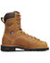 Image #2 - Danner Men's Quarry 8" Lace-Up Waterproof Work Boot - Alloy Toe, Brown, hi-res