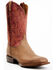 Image #1 - Lucchese Men's Gordon Western Boot - Broad Square Toe, Tan, hi-res