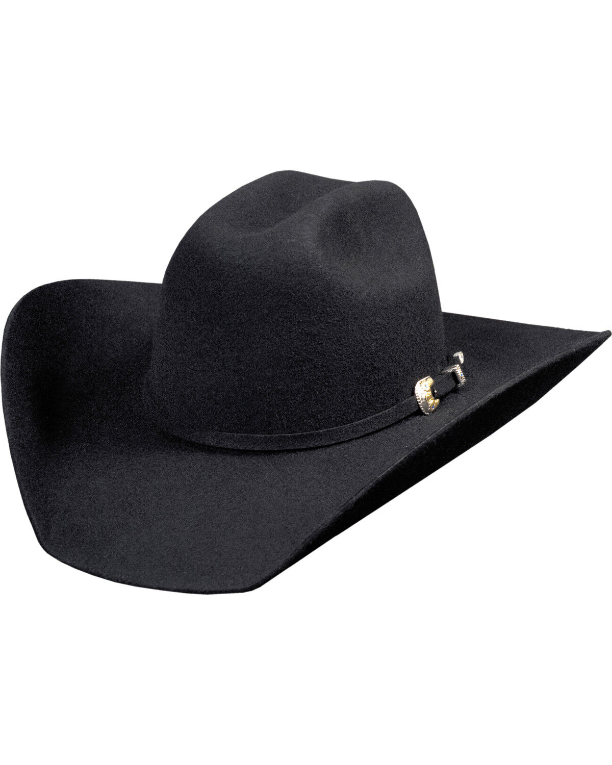 Bullhide Men's Kingman 4X Felt Cowboy Hat, Black, hi-res