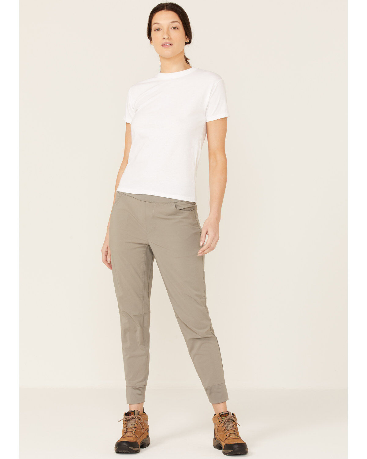 Image #1 - Wrangler Women's Mist Trail Joggers, Light Grey, hi-res