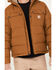 Image #3 - Carhartt Men's Rain Defender&reg; Loose Fit Midweight Insulated Jacket, Brown, hi-res
