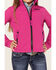 Image #3 - Shyanne Girls' Contrast Zip Softshell Jacket, Fuschia, hi-res