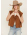 Image #2 - Ariat Women's Harley Vest , Brown, hi-res