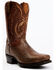 Image #1 - Dan Post Men's Exotic Water Snake Western Boots - Square toe, Chocolate, hi-res