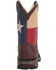 Image #7 - Durango Boys' Texas Flag Western Boots - Square toe, Brown, hi-res