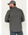 Image #4 - Cody James Men's FR Lightweight Long Sleeve Pearl Snap Stretch Work Shirt, Grey, hi-res