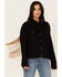 Image #1 - The Harley Jacket by Daniel Diamond: Women's Black Denim Jacket with Gold Fringe, Black, hi-res