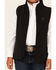 Image #3 - Cinch Boys' Solid Bonded Zip-Up Vest, Black, hi-res