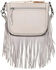 Image #2 - Montana West Women's Hair-On Collection Fringe Crossbody Bag, Beige, hi-res