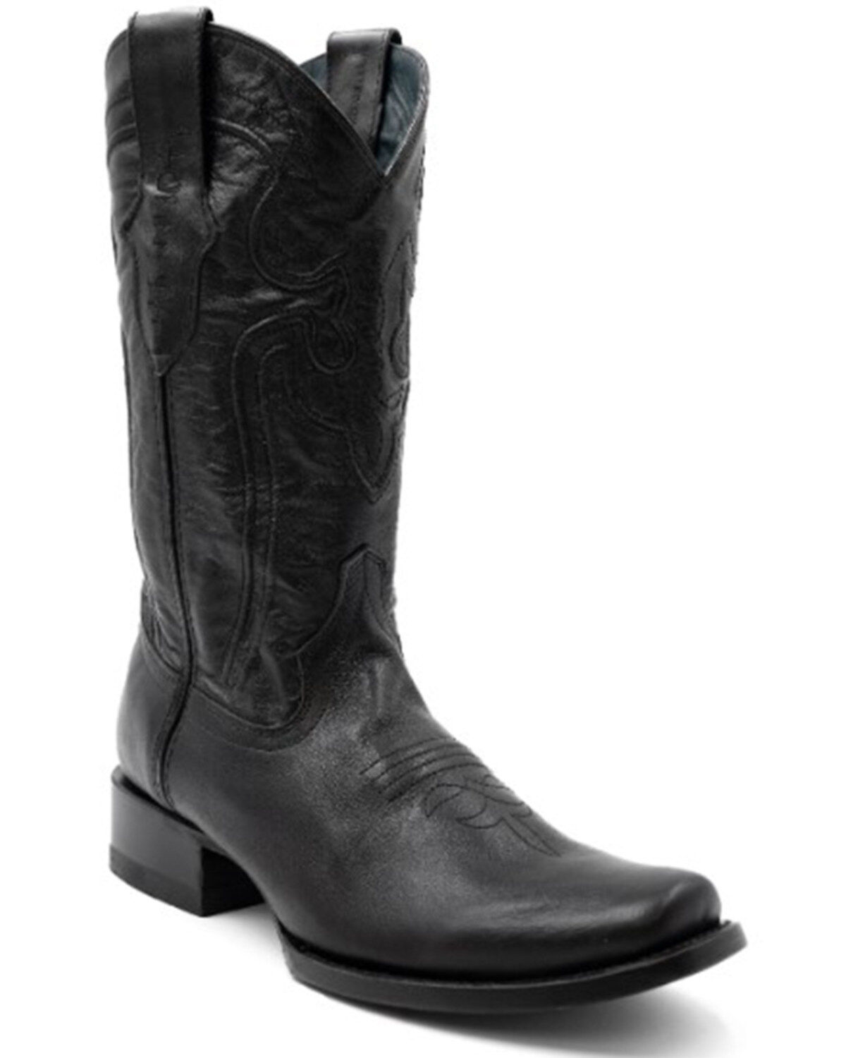 Image #1 - Ferrini Men's Wyatt Western Boots - Square Toe, Black, hi-res