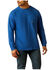 Image #2 - Ariat Men's Rebar Skull Long Sleeve Graphic T-Shirt, Blue, hi-res