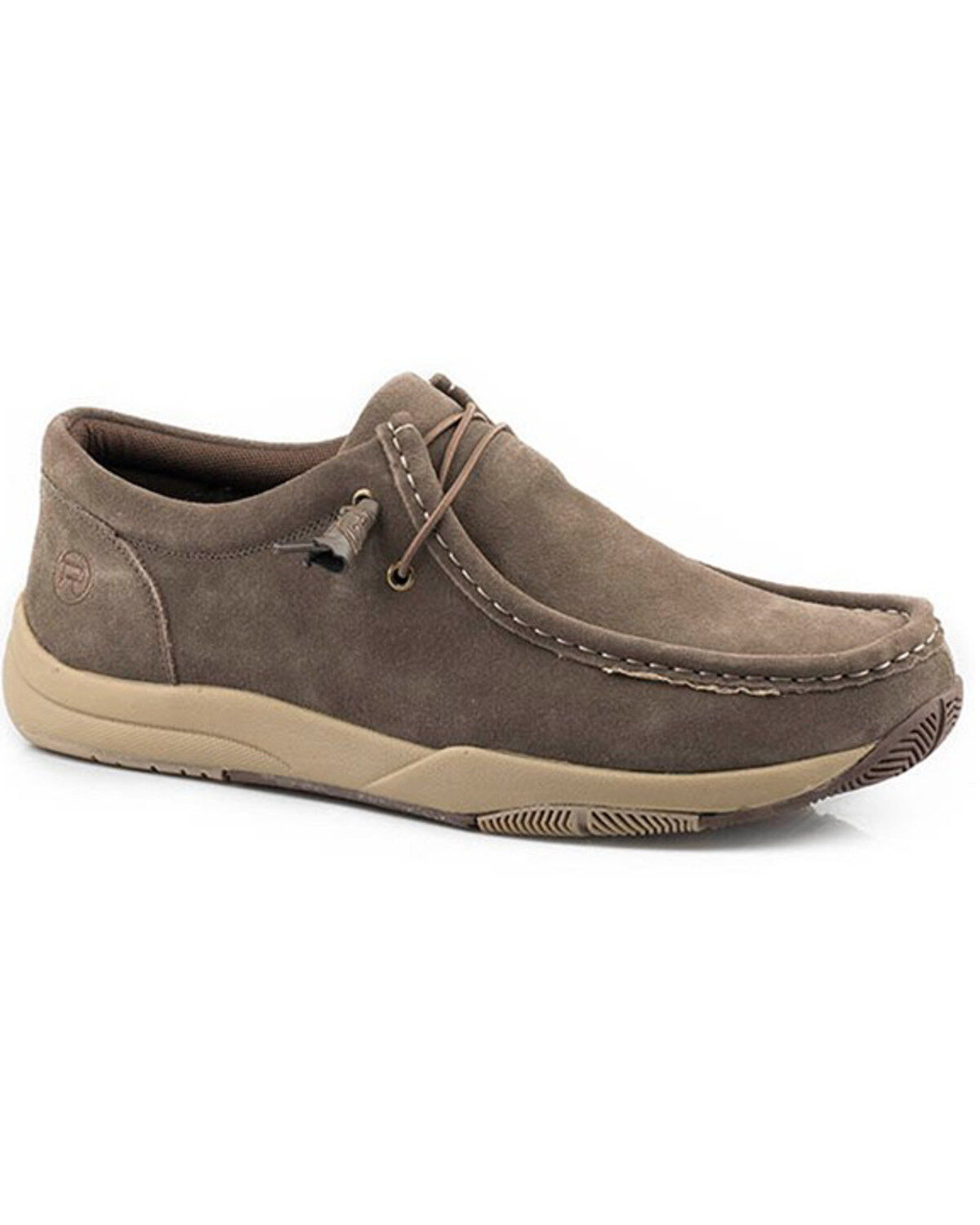 Roper Men's Clearcut Low 2 Eyelet Casual Chukka Shoe - Moc Toe, Brown, hi-res