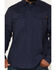 Image #3 - Hawx Men's All Out Solid Twill Long Sleeve Button-Down Work Shirt - Tall, Navy, hi-res