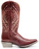 Image #2 - Shyanne Women's Ruby Western Boots - Square Toe, Red, hi-res