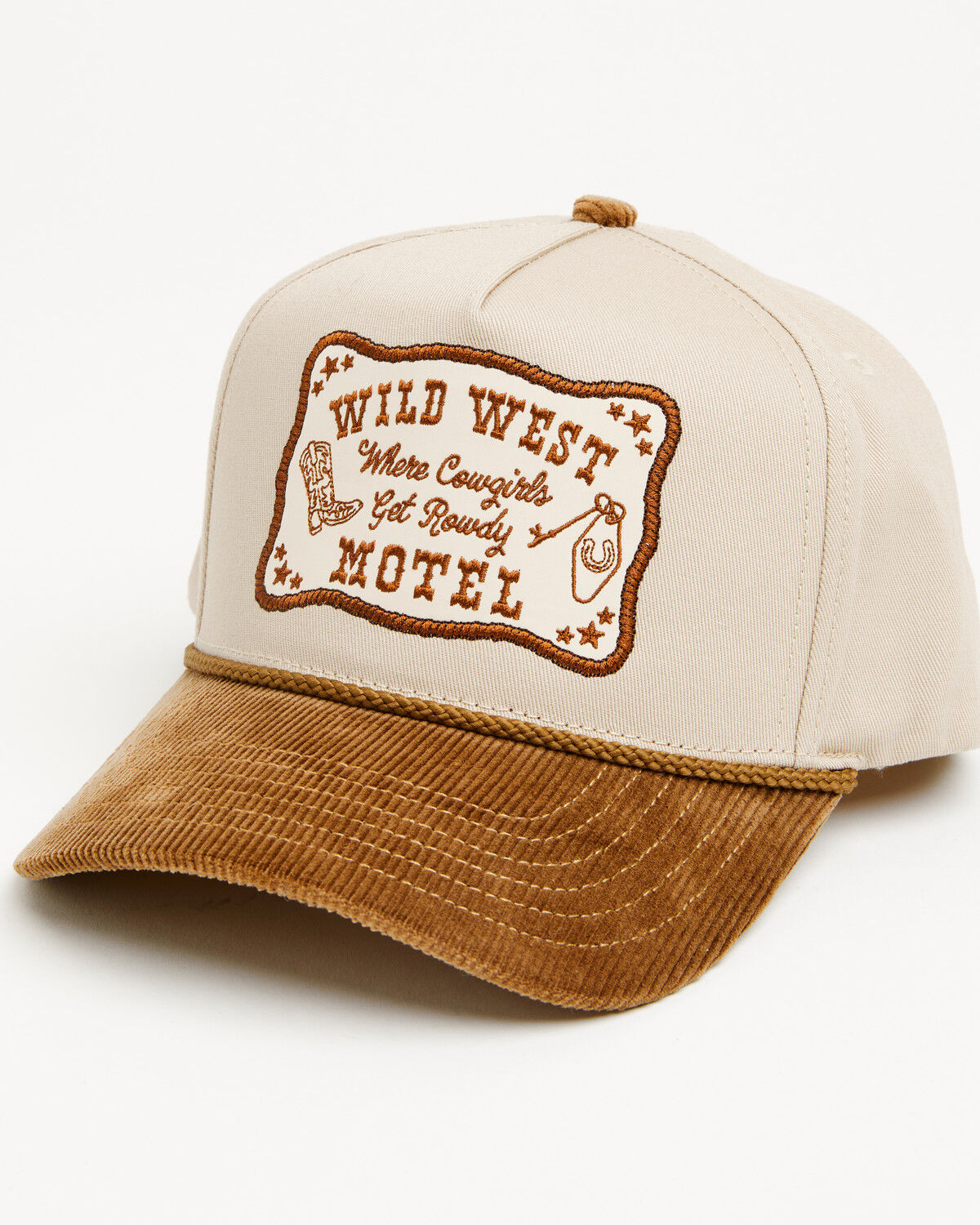 Image #1 - Shyanne Women's Wild West Motel Ball Cap, Tan, hi-res