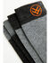 Image #3 - Hawx Men's Bodie Merino Wool Boot Socks - 2-Pack , Charcoal, hi-res