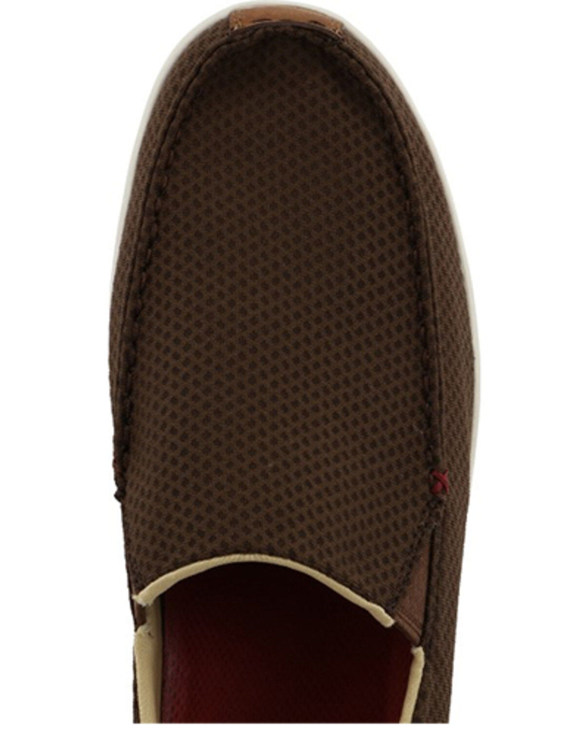 Image #6 - Twisted X Men's Ultralite X&trade; Slip-On Driving Shoes - Moc Toe, Brown, hi-res