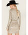 Image #4 - Show Me Your Mumu Women's Party Hop Sequins Long Sleeve Mini Dress, Silver, hi-res