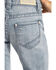 Image #4 - Rock & Roll Denim Girls' Light Wash Split Hem Basic Trouser, Blue, hi-res