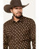 Image #2 - Cody James Men's Reign In Striped Print Long Sleeve Snap Western Shirt - Tall, , hi-res