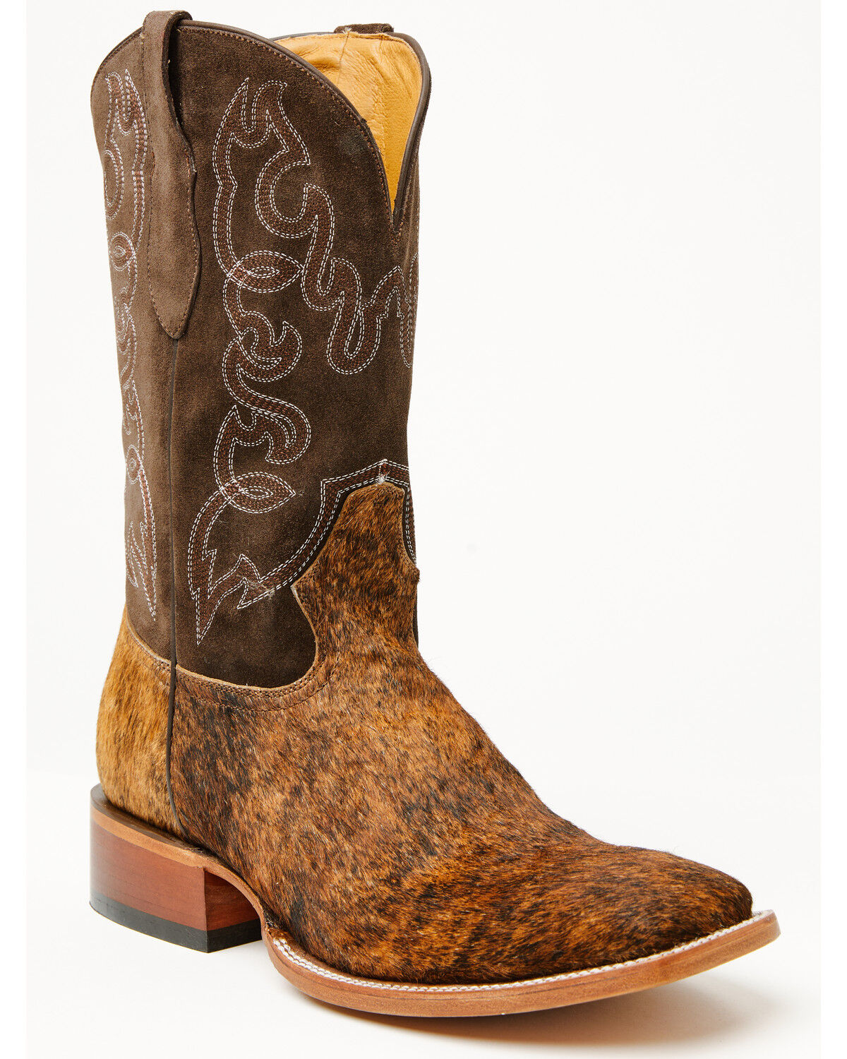 Image #1 - Cody James Men's Badlands Cowhide Western Boots - Broad Square Toe, , hi-res