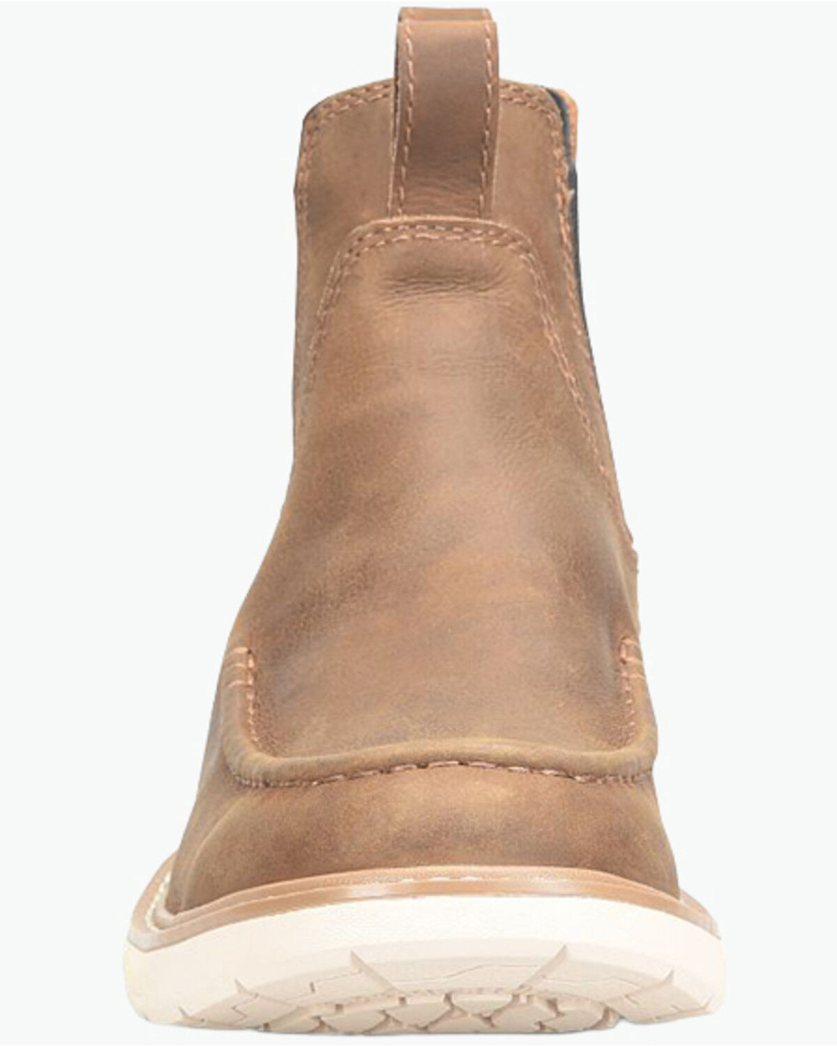 Image #3 - Double H Men's 6" Amos Chelsea Boots - Moc Toe, Tan, hi-res