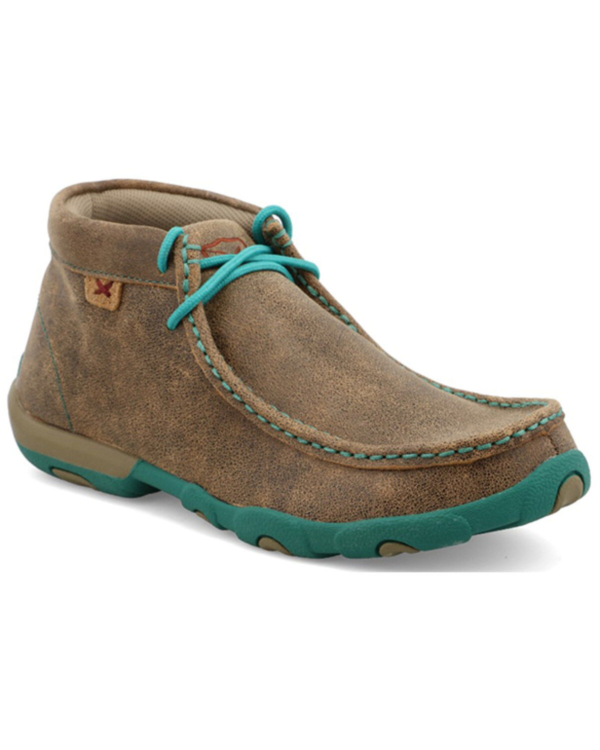 Twisted X Women's Chukka Driving Mocs, Bomber, hi-res