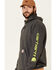 Image #4 - Carhartt Men's Hooded Logo-Sleeve Sweatshirt, Medium Grey, hi-res