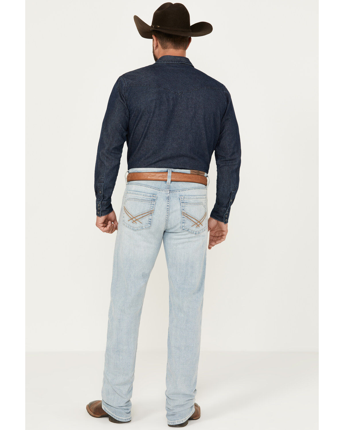 Image #3 - Cody James Men's Jamestown Wash Jackson Slim Straight Stretch Denim Jeans, Light Wash, hi-res