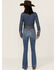 Image #3 - Kimes Ranch Women's Jennifer Medium Wash High Rise Stretch Trouser Jeans, Medium Wash, hi-res