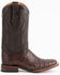 Image #2 - Ferrini Men's Belly Caiman Crocodile Exotic Western Boots, Chocolate, hi-res