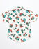 Image #3 - Shyanne Toddler Girls' Floral Print Short Sleeve Western Pearl Snap Shirt, Ivory, hi-res