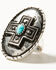 Image #2 - Shyanne Women's Southwestern Antique Cross Statement Ring , Silver, hi-res