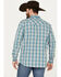 Image #4 - Moonshine Spirit&reg; Men's Agave Plaid Print Long Sleeve Western Snap Shirt, Grey, hi-res